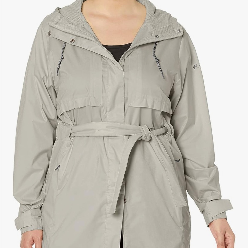 XL Columbia Gray Rain Jacket